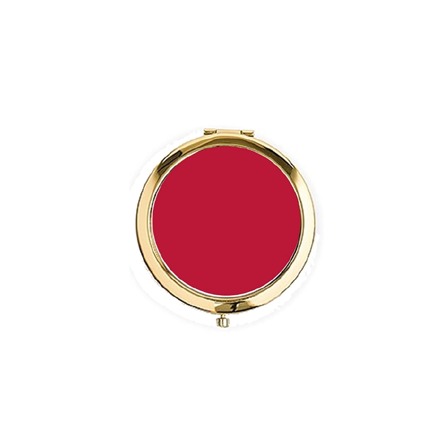 mary square red compact 镜子 红色 红色 1414